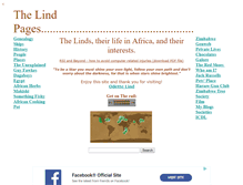 Tablet Screenshot of lind.org.zw